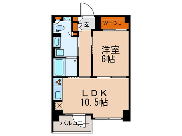 コンフォリア市谷薬王寺の物件間取画像